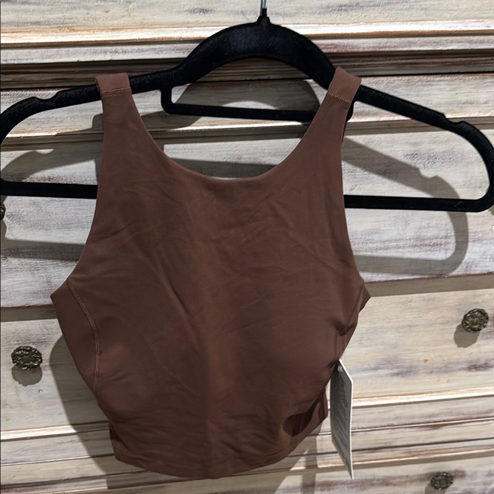 Lululemon Nwt Align, High Neck Tank Java Size 4 - image 1